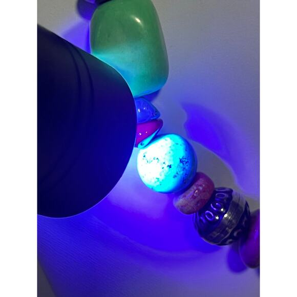 American West Jewelry by Carolyn Pollack Multi Gemstone Beaded Sterling Necklace - Picture 7 of 15